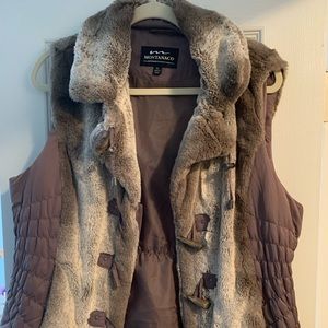 Original MONTANACO faux fur vest. Directly from MT